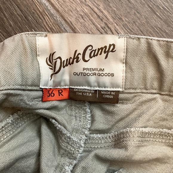 Duck Camp Men’s Brush Pants - Tan - 36R - Picture 4 of 5